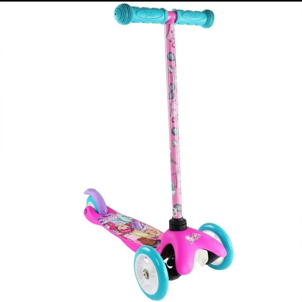 BARBIE 3 WHEEL TILT SCOOTER - Picture 6 of 9